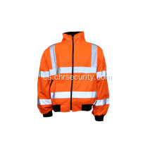 Chaqueta de algodón impermeable de seguridad reflectante